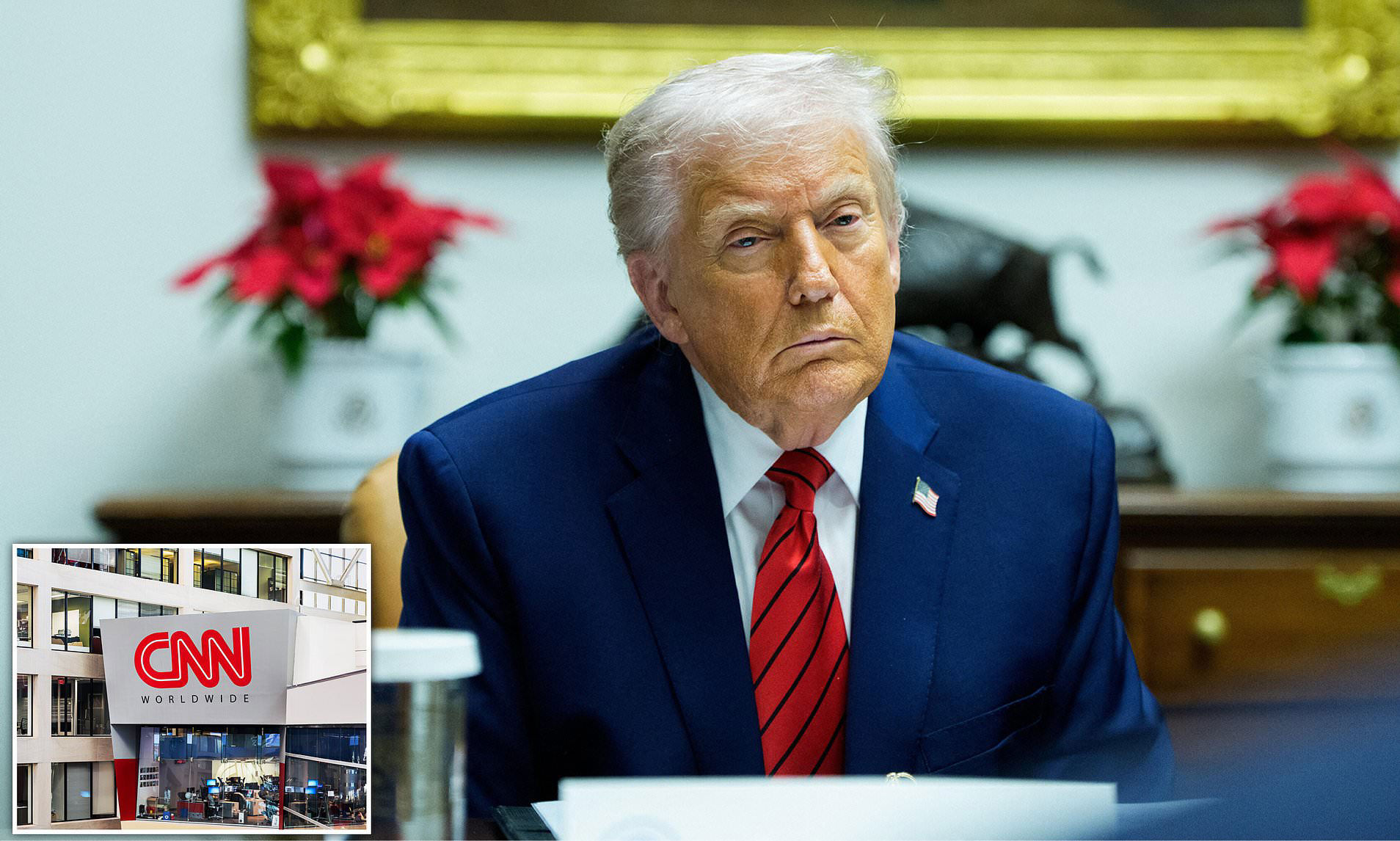 Trump Directly Attacks CNN Reporter in Oval Office Clash